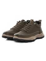 Ghete Barbati din piele naturala E90005 KHAKI | ADVANCER