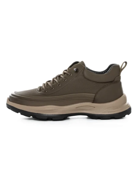 Ghete Barbati din piele naturala E90005 KHAKI | ADVANCER