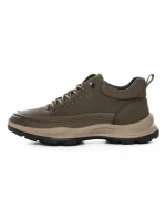 Ghete Barbati din piele naturala E90005 KHAKI | ADVANCER