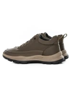 Ghete Barbati din piele naturala E90005 KHAKI | ADVANCER