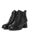 Ghete Dama din piele naturala 8853 BLACK | ADVANCER
