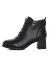 Ghete Dama din piele naturala 8853 BLACK | ADVANCER