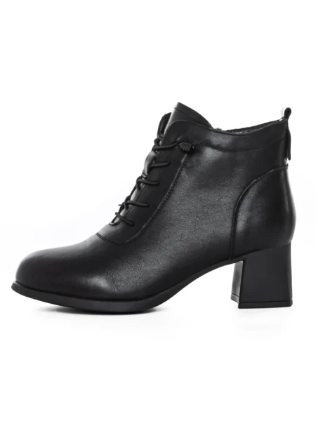 Ghete Dama din piele naturala 8853 BLACK | ADVANCER