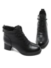 Ghete Dama din piele naturala 8853 BLACK | ADVANCER
