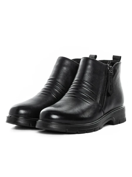 Ghete Dama din piele naturala 76-76 BLACK | ADVANCER