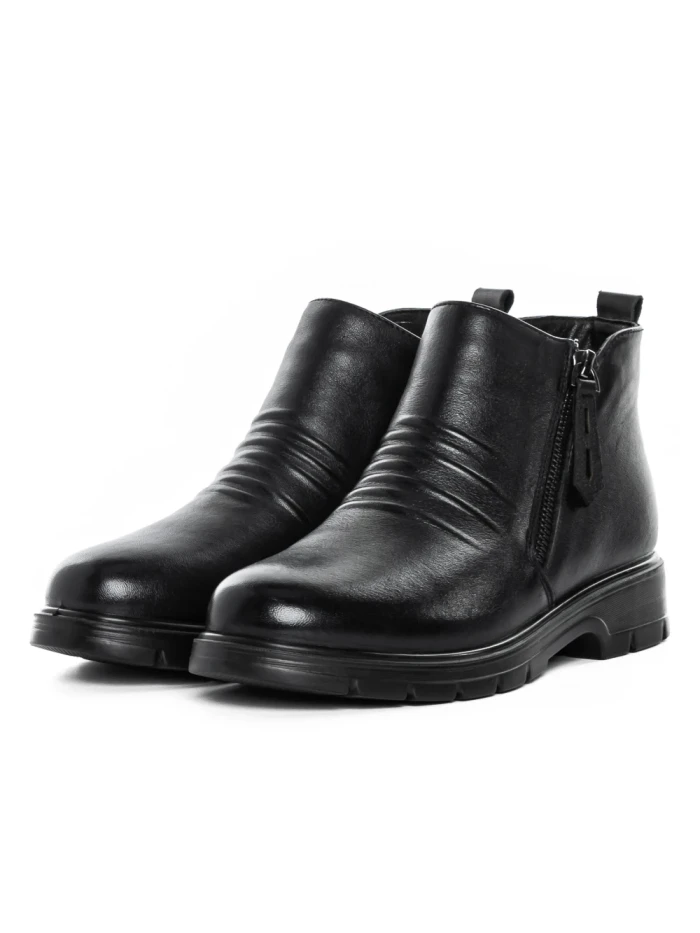Ghete Dama din piele naturala 76-76 BLACK | ADVANCER