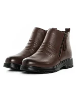 Ghete Dama din piele naturala 76-76 BROWN | ADVANCER
