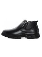Ghete Barbati din piele naturala 8157R-D BLACK | ADVANCER