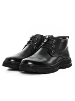 Ghete Barbati din piele naturala 8156R BLACK | ADVANCER