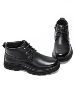 Ghete Barbati din piele naturala 8156R BLACK | ADVANCER