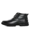 Ghete Barbati din piele naturala 8156R-D BLACK | ADVANCER