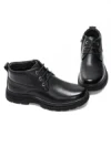 Ghete Barbati din piele naturala 8156R-D BLACK | ADVANCER