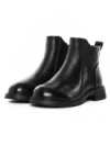 Ghete Dama din piele naturala M5295 BLACK | ADVANCER