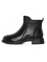 Ghete Dama din piele naturala M5295 BLACK | ADVANCER