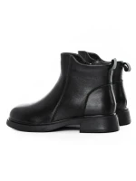 Ghete Dama din piele naturala M5295 BLACK | ADVANCER
