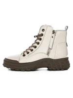 Ghete Dama din piele naturala 1292 KHAKI | ADVANCER