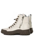 Ghete Dama din piele naturala 1292 KHAKI | ADVANCER