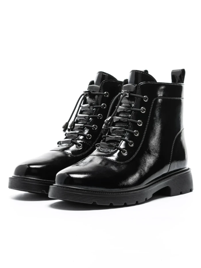 Ghete Dama din piele naturala E0931-10 BLACK | ADVANCER