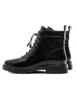 Ghete Dama din piele naturala E0931-10 BLACK | ADVANCER