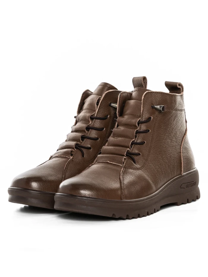 Ghete Dama din piele naturala 5851 BROWN | ADVANCER