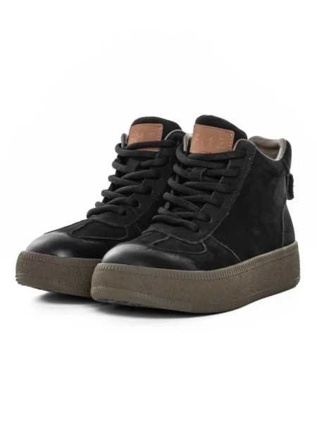 Ghete Dama din piele naturala 1072 BLACK | ADVANCER