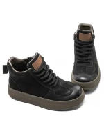 Ghete Dama din piele naturala 1072 BLACK | ADVANCER