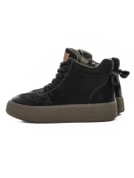Ghete Dama din piele naturala 1072 BLACK | ADVANCER