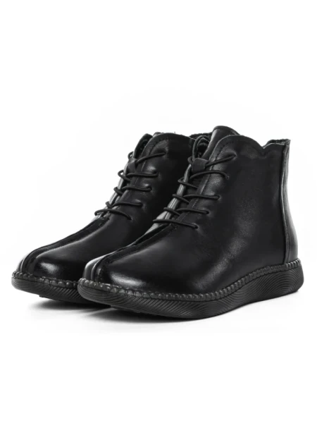 Ghete Dama din piele naturala 9580 BLACK | ADVANCER