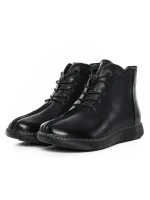 Ghete Dama din piele naturala 9580 BLACK | ADVANCER