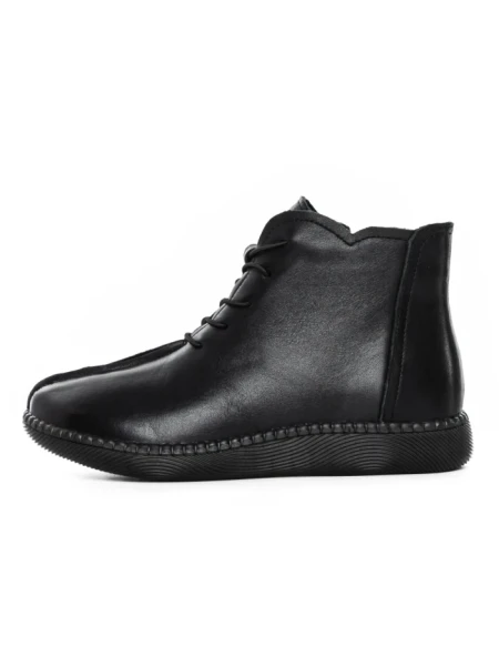Ghete Dama din piele naturala 9580 BLACK | ADVANCER