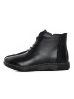 Ghete Dama din piele naturala 9580 BLACK | ADVANCER