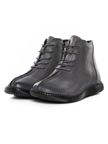 Ghete Dama din piele naturala 9580 GREY | ADVANCER