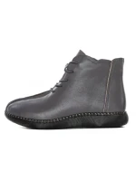 Ghete Dama din piele naturala 9580 GREY | ADVANCER