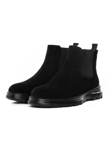 Ghete Barbati din piele naturala Z190330 Negru | Advancer » meishop.life