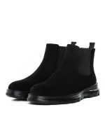 Ghete Barbati din piele naturala Z190330 Negru | Advancer » meishop.life