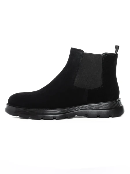 Ghete Barbati din piele naturala Z190330 Negru | Advancer » meishop.life