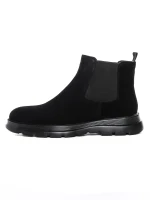 Ghete Barbati din piele naturala Z190330 Negru | Advancer » meishop.life