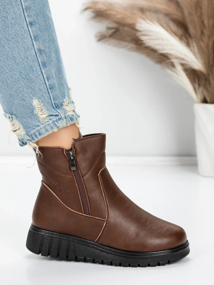 Ghete Dama Imblanite 5XJ83 BROWN | MEI