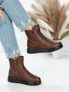Ghete Dama Imblanite 5XJ83 BROWN | MEI