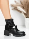 Ghete Dama cu Platforma 57WL8 BLACK | MEI
