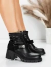 Ghete Dama cu Platforma 57WL8 BLACK | MEI