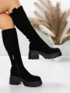 Cizme Dama cu Toc 57WL9 BLACK | MEI