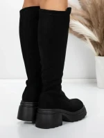 Cizme Dama cu Toc 57WL9 BLACK | MEI