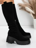 Cizme Dama cu Toc 57WL9 BLACK | MEI