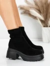 Ghete Dama cu Platforma 57WL10 BLACK | MEI