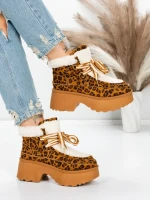 Ghete Dama cu Platforma 5GB3 LEOPARD PRINT | MEI