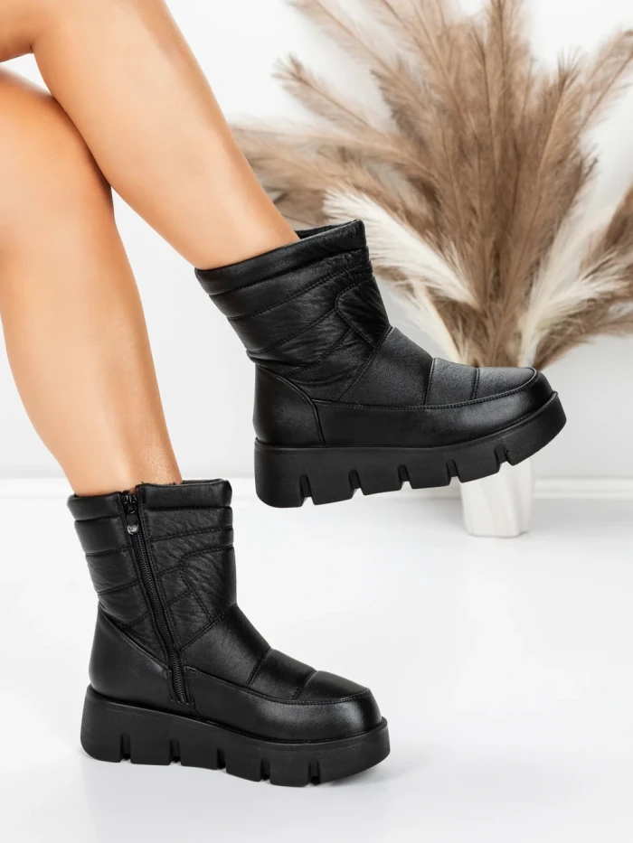 Ghete Dama Imblanite 5XJ88 BLACK | MEI