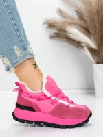 Pantofi Casual Dama din piele naturala 58W26 ROSEO | PANTOFUL