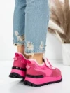 Pantofi Casual Dama din piele naturala 58W26 ROSEO | PANTOFUL