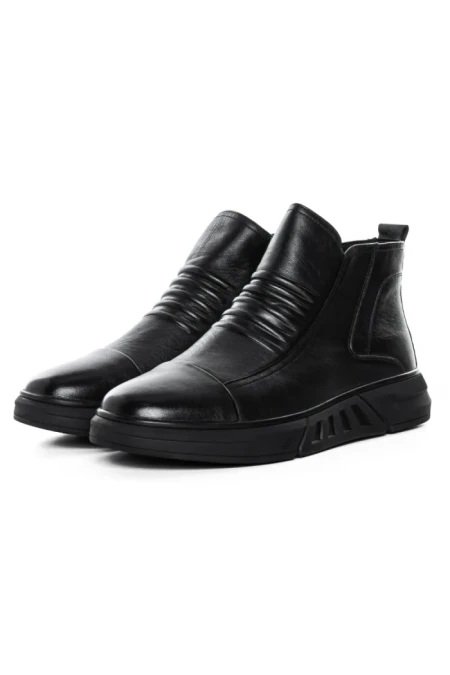 Ghete Barbati din piele naturala 2M72703 BLACK | ADVANCER